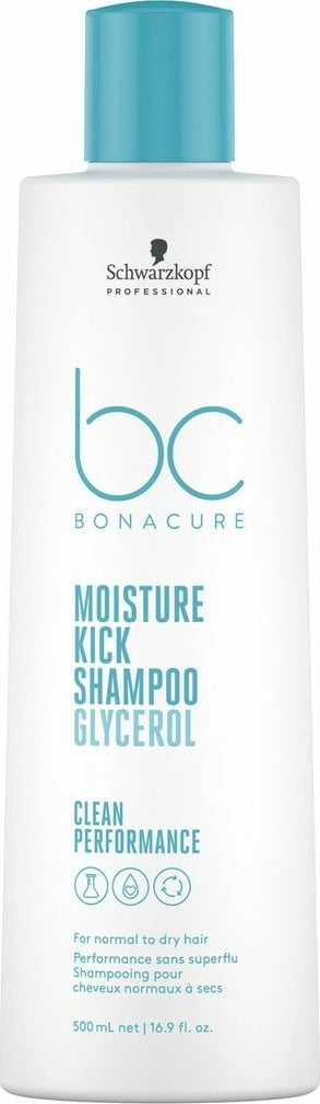 Schwarzkopf BC Bonacure Moisture Kick Shampoo Glycerol Clean Performance