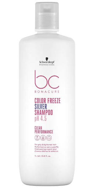 Schwarzkopf BC Bonacure Color Freeze Silver Shampoo pH 4.5 Clean Performance