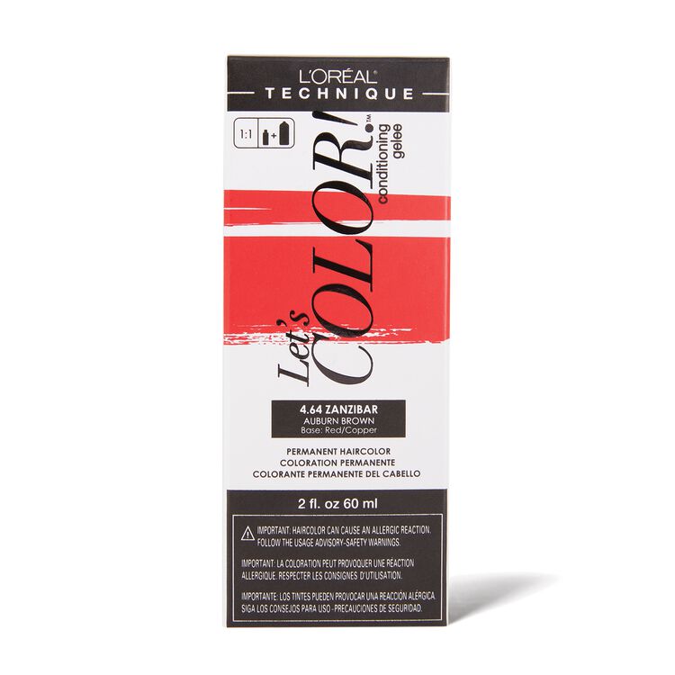 4.64 Zanzibar, L'Oreal Let's Color! Permanent Haircolor (2 oz