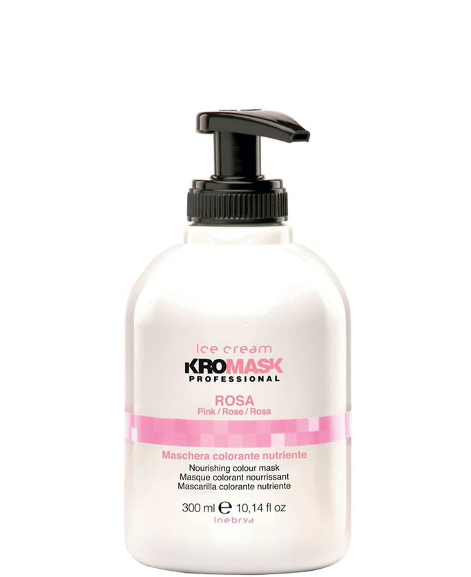 ine09-pink - Inebrya Ice Cream Kromask Nourishing Colour Mask (10.14 oz)-image1