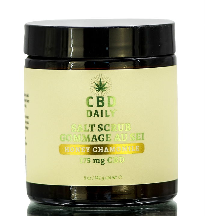 CBD Daily Honey Chamomile Salt Scrub