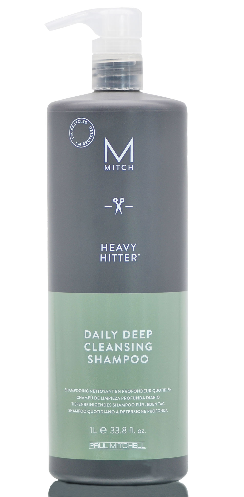 pml111-33-8-oz - Mitch By Paul Mitchell Heavy Hitter Daily Deep Cleansing Shampoo