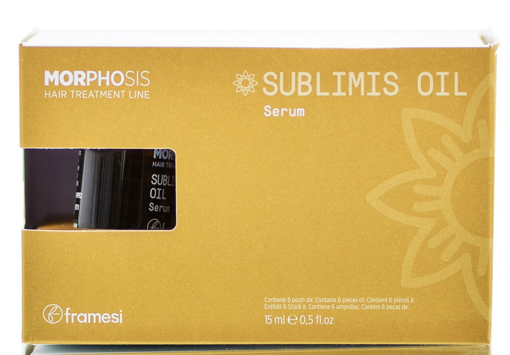 6 x 0.5 oz, Framesi Morphosis Sublimis Oil Serum | SleekShop