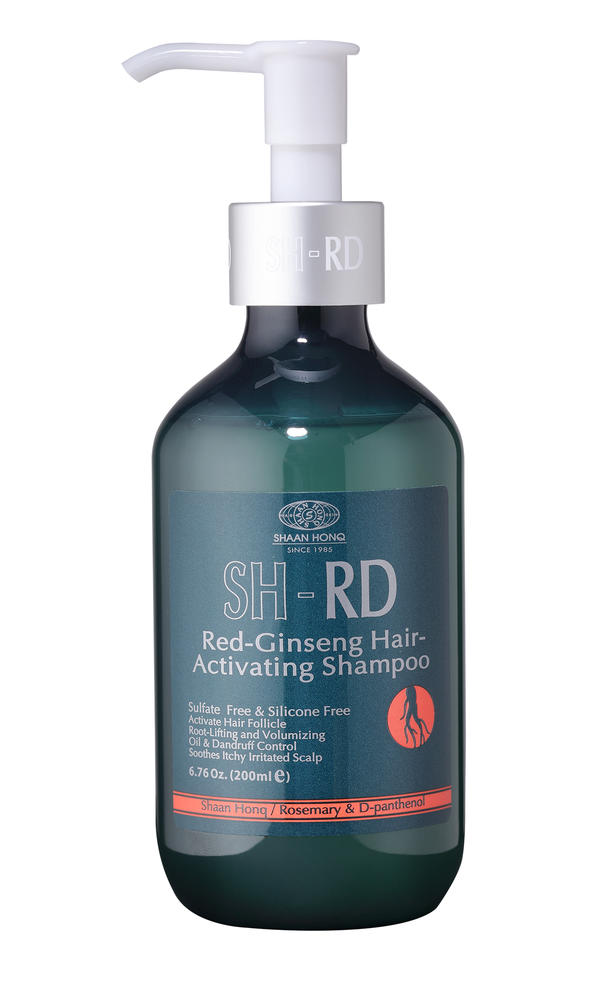 shd12-6-76-oz - Shaan Honq SH-RD Red-Ginseng Hair-Activating Shampoo