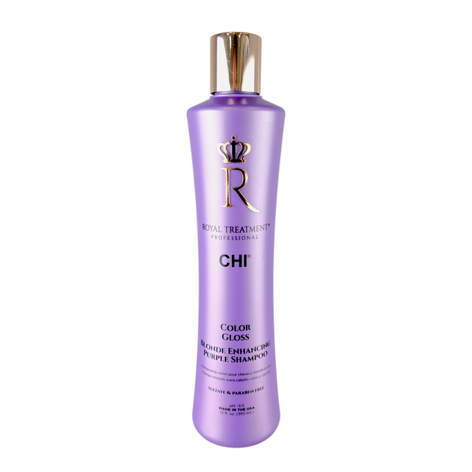 chi82-12-oz - CHI Professional Royal Treatment Color Gloss Blonde Enhancing Purple Shampoo-image1 chi82-12-oz - CHI Professional Royal Treatment Color Gloss Blonde Enhancing Purple Shampoo-image1