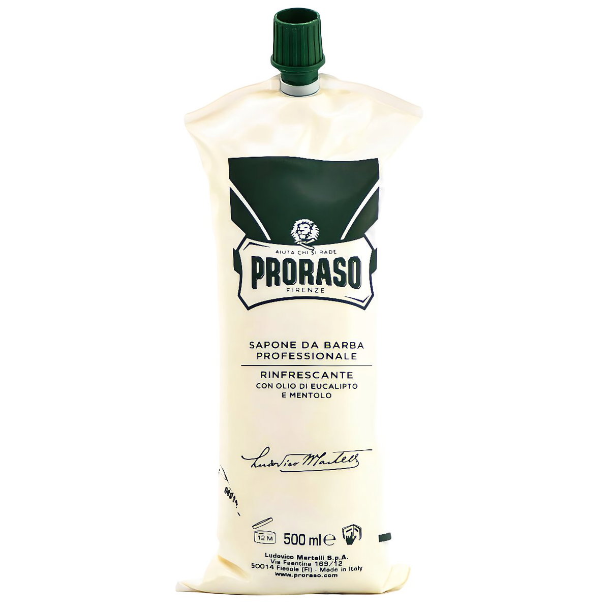 pso07-17-5-oz - Proraso Shaving Cream Tube Refreshing