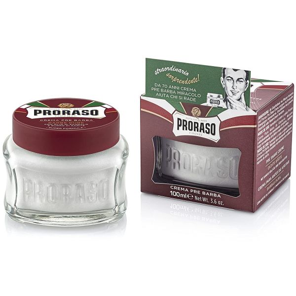 pso15-3-6-oz - Proraso Pre-Shave Cream Nourishing for Coarse Beards