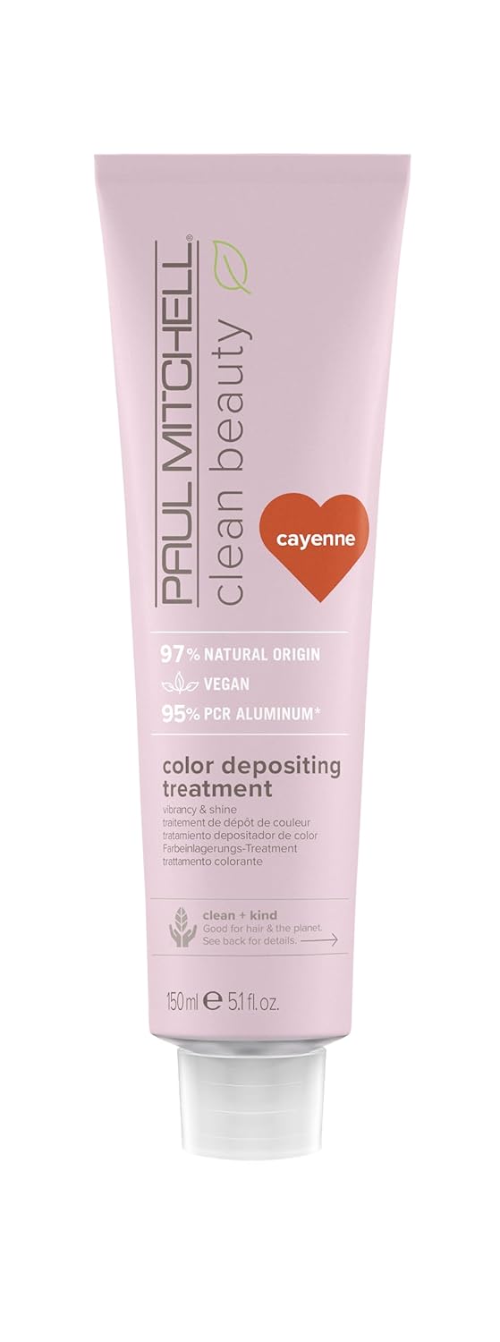 pml122-cayenne - Paul Mitchell Clean Beauty Color Depositing Treatment (5.1 oz)