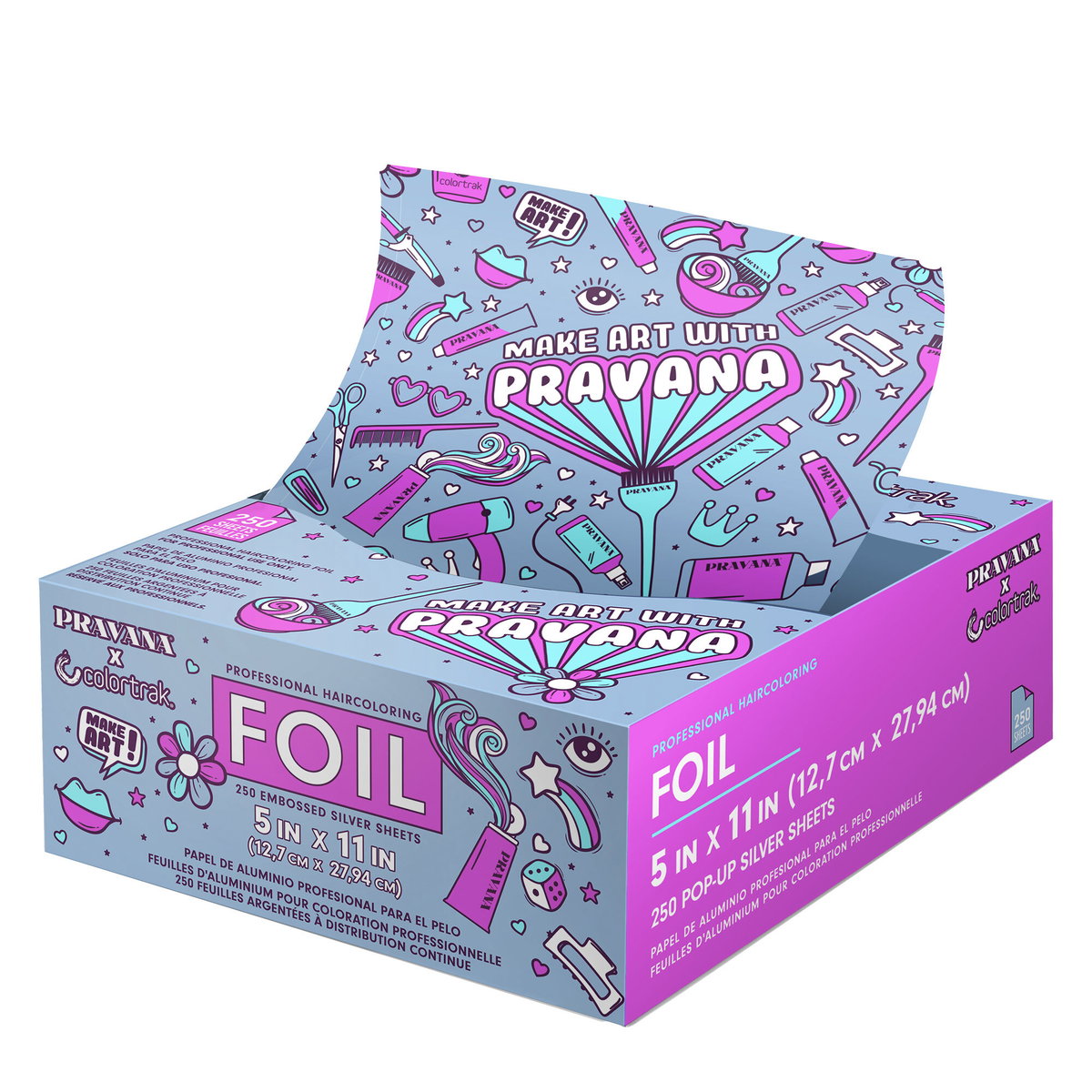 pra94-5-x-11 - Pravana x Colortrak Professional Haircoloring Foil pra94-5-x-11 - Pravana x Colortrak Professional Haircoloring Foil