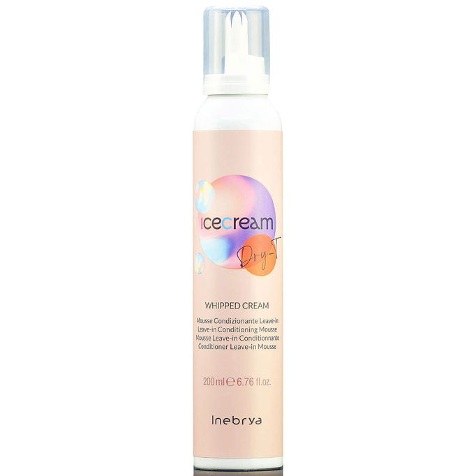 Inebrya Ice Cream Dry-T Whipped Cream Leave-In Conditioning Mousse