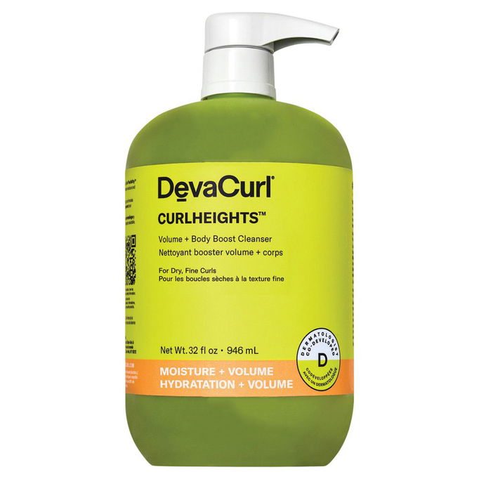 DevaCurl CurlHeights Volume + Body Boost Cleanser