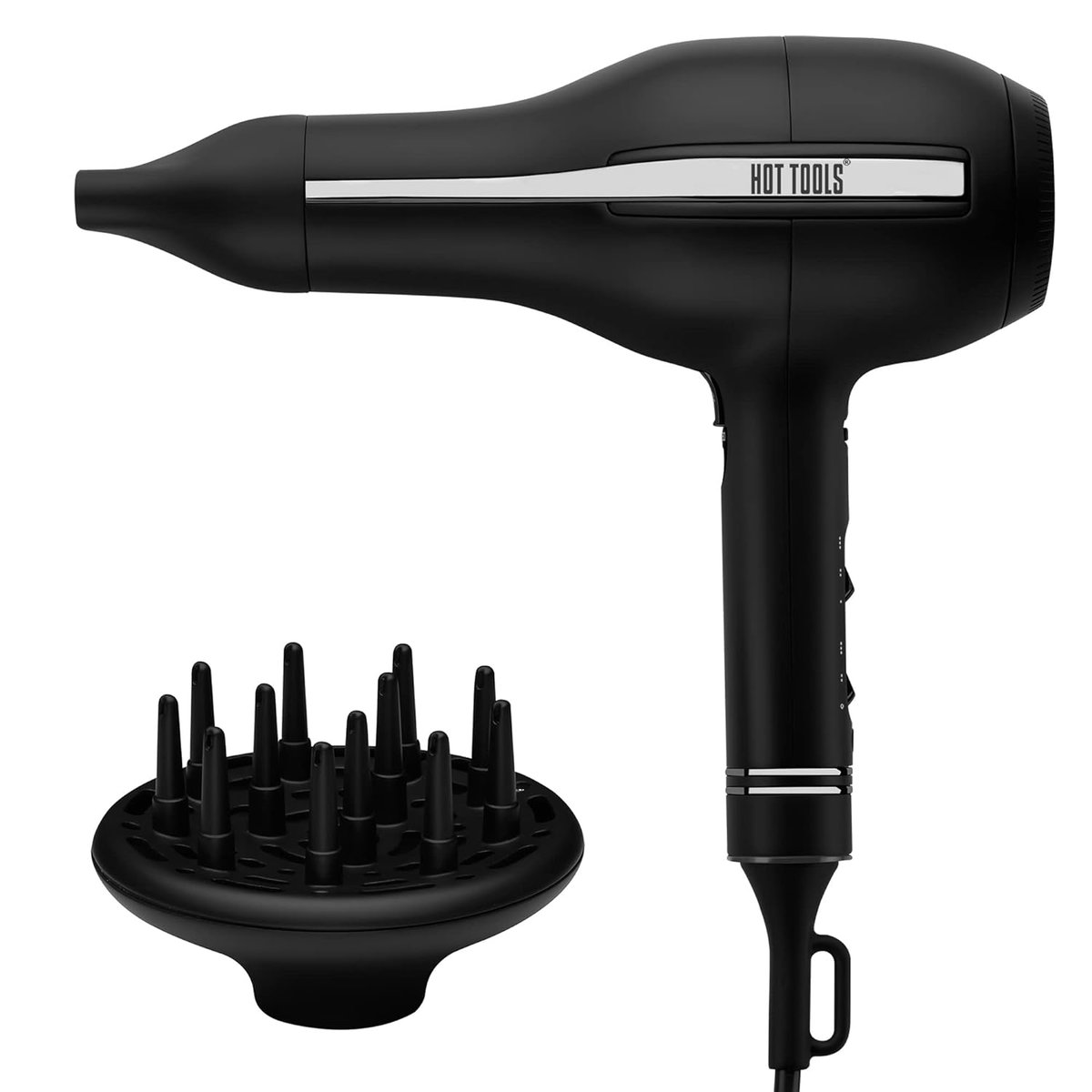hts58-1099bg - Hot Tool Pro Artist Black Gold Pro 2000W Ionic Salon Dryer - Black