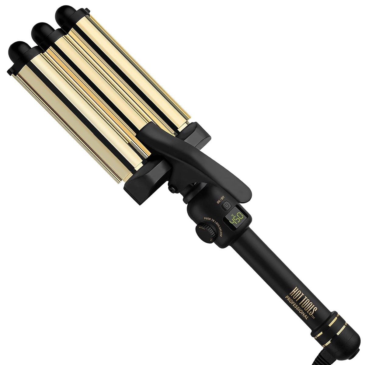 hts61-htir8000g - Hot Tools Pro Artist 24k Gold Collection 3 Barrel Waver