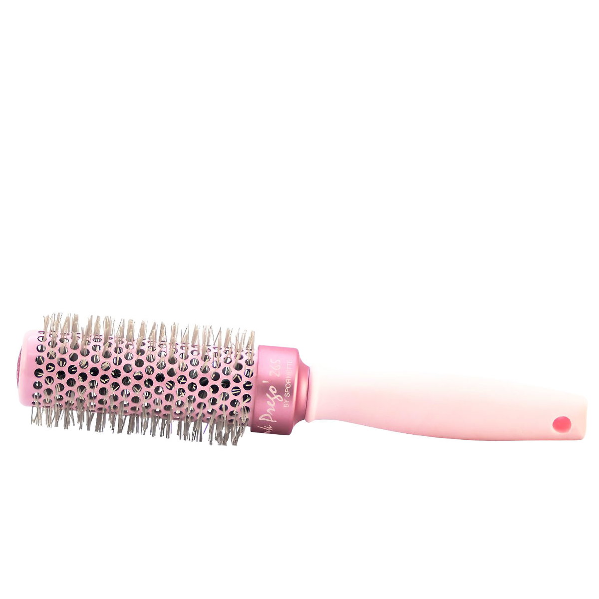 spo13-265 - Spornette Pink Prego Ceramic Round Brush-image1