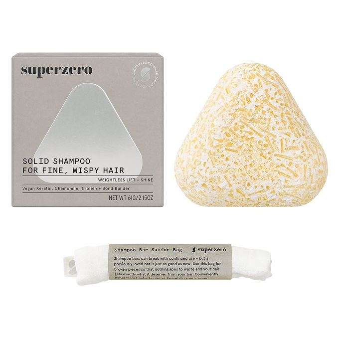 Superzero Solid Shampoo for Fine Hair