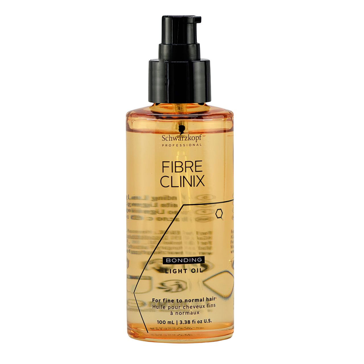 3.38 oz, Schwarzkopf Professional Fibre Clinix Bonding Light Oil