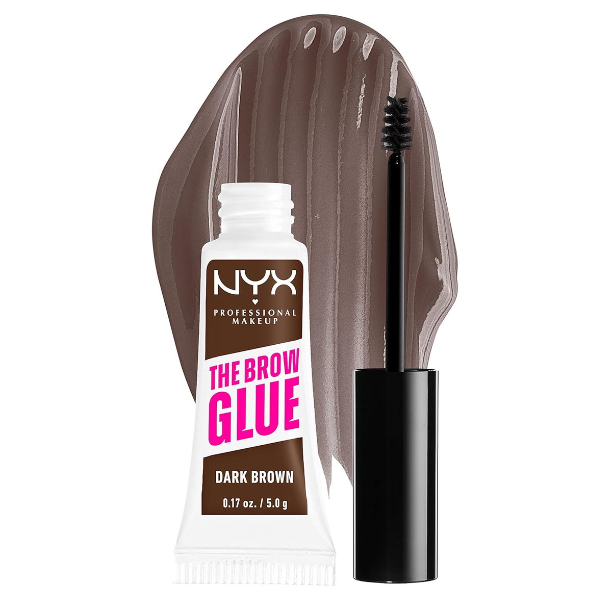 nyx200-dark-brown - nyx eyebrow glue, eyebrow gel