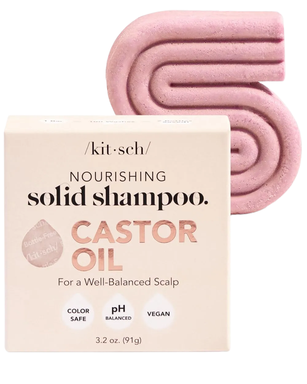 kit02-3-2-oz - kitsch castor oil shampoo bar kit02-3-2-oz - kitsch castor oil shampoo bar