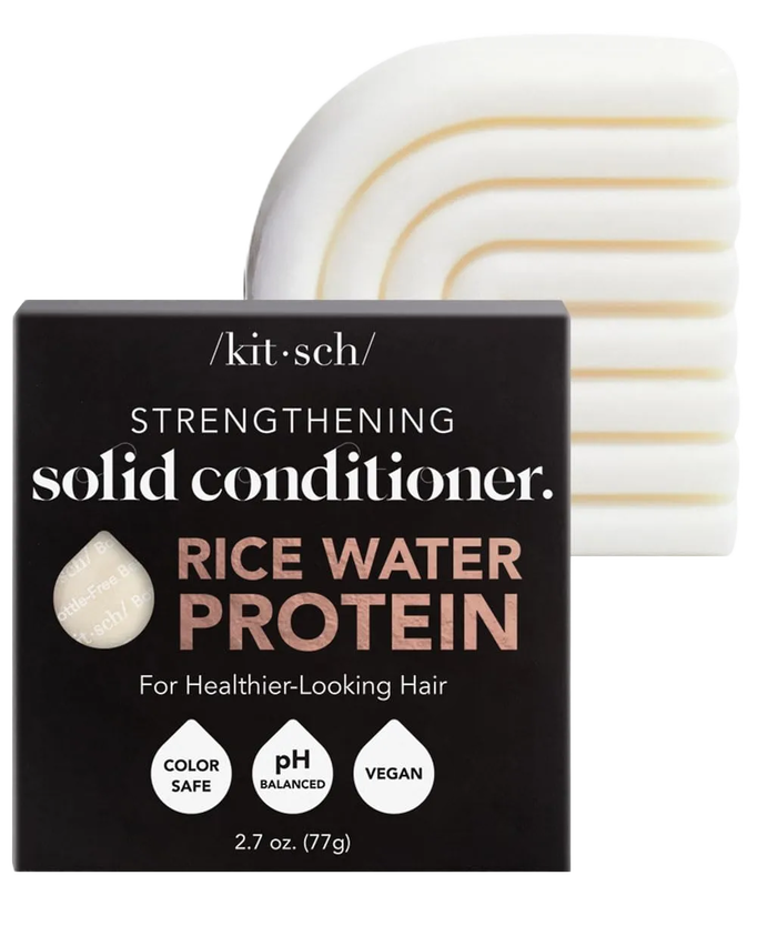 Kitsch Rice Water Protein Strengthening Solid Conditioner Bar