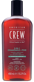 American Crew 3-In-1 Chamomile+Pine Shampoo  Conditioner and Body Wash