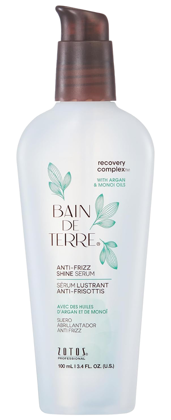 3.4 oz, Bain de Terre Recovery Complex Anti-Frizz Shine Serum