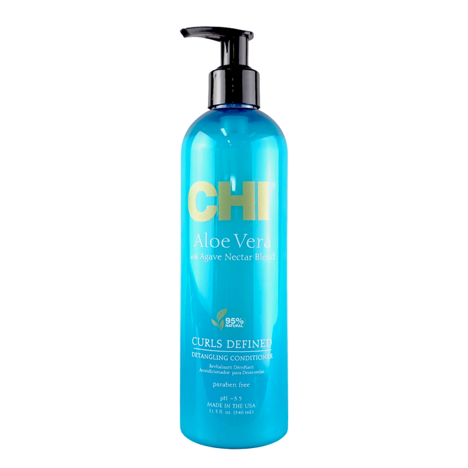 CHI Hair Care by Farouk Aloe Vera Curls Defined Detangling Conditioner CHI Hair Care by Farouk Aloe Vera Curls Defined Detangling Conditioner