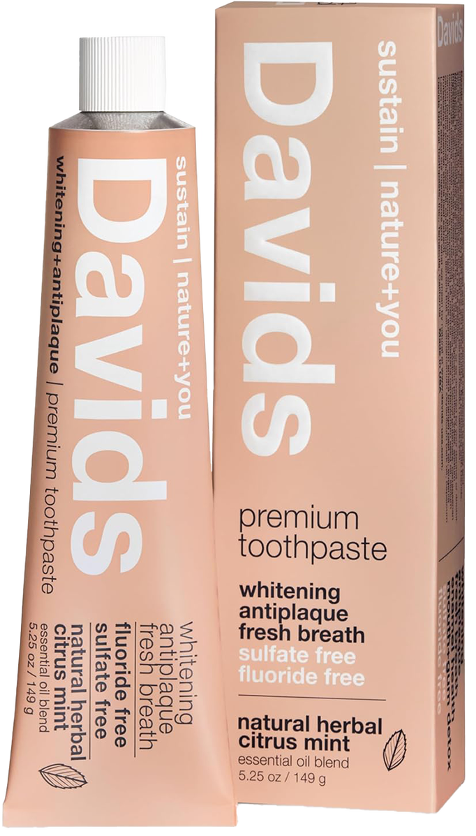 Davids Whitening+Antiplaque Premium Toothpaste
