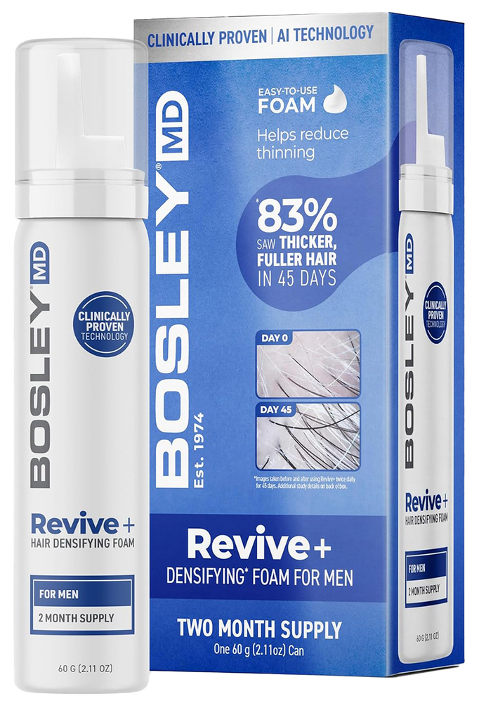 Bosley Professional Strength Men's Revive+ Densifying Foam for Men Bosley Professional Strength Men's Revive+ Densifying Foam for Men