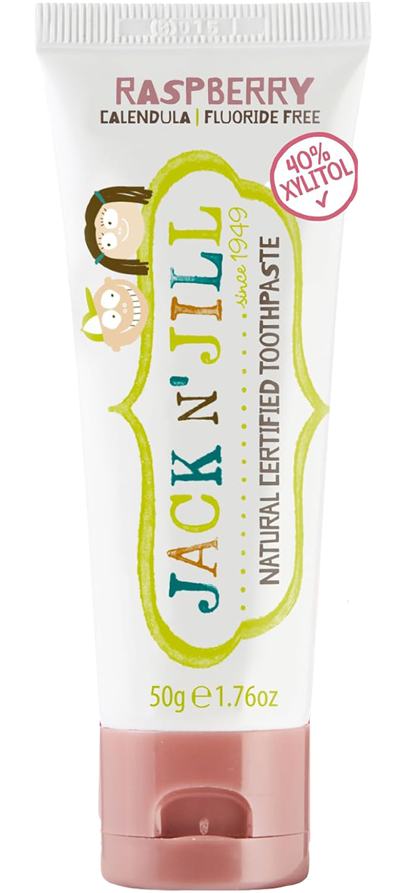 jjl01-raspberry - Jack N' Jill Natural Certified Toothpaste
