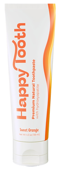 Happy Tooth Premium Natural Toothpaste with Hydroxyapatite