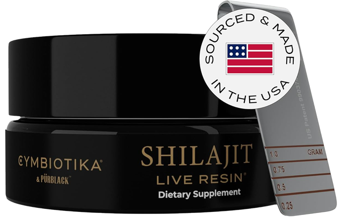 Cymbiotika & Purblack Shilajit Live Resin