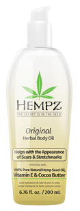 Hempz by Supre Original Herbal Body Oil for Scars and Strechmarks
