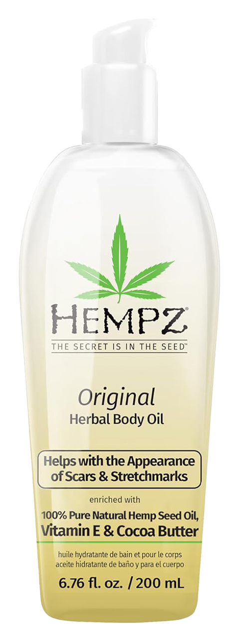 Hempz by Supre Original Herbal Body Oil for Scars and Strechmarks