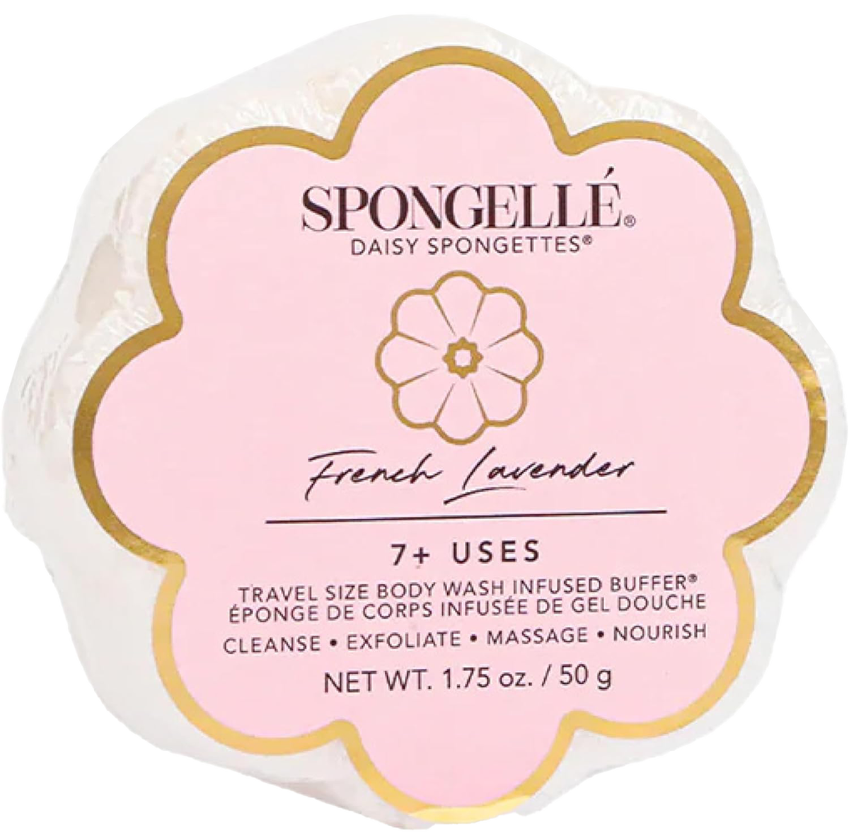elle15-travel-lav - spongelle daisy spongette french lavender