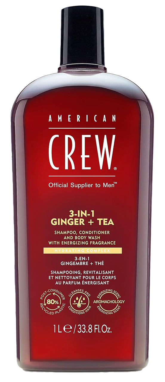 amc46-33-8-oz - American Crew 3-In-1 Ginger + Tea