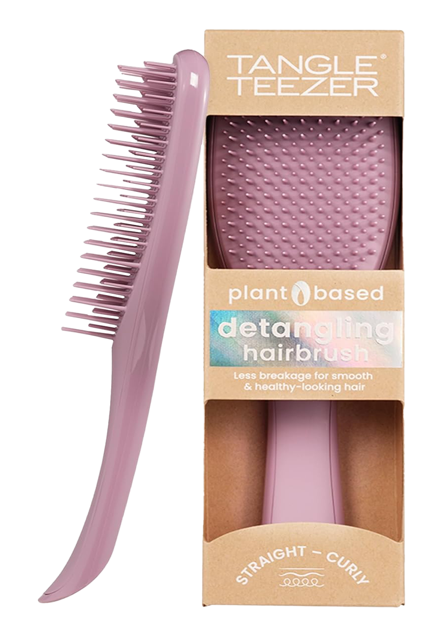 ttr17-earthy-purple - tangle teezer detangling hair brush plant based