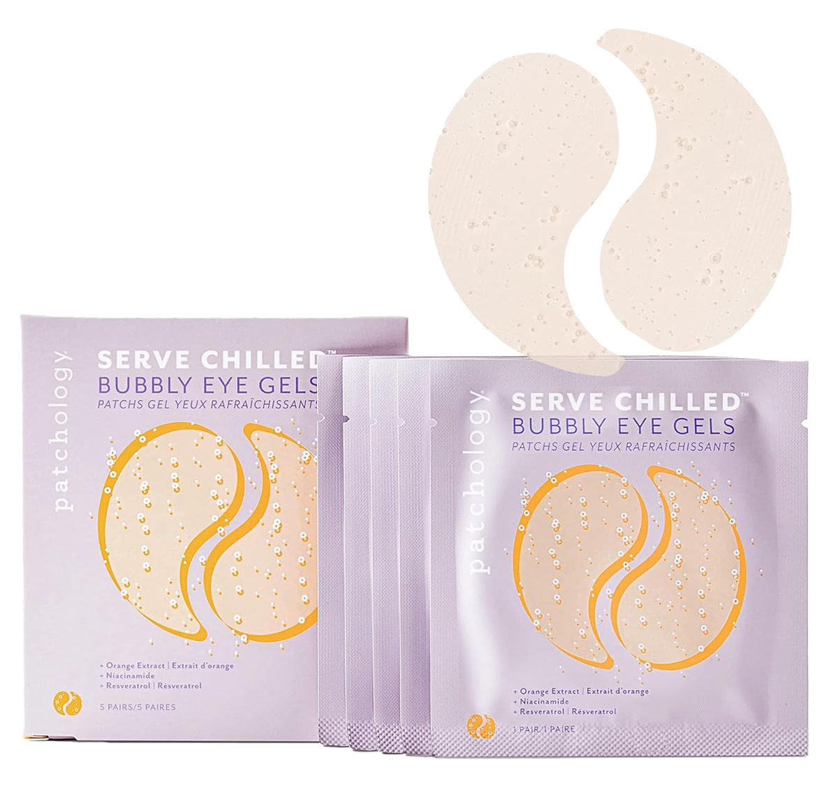 pat17-5-pack - Patchology Serve Chilled Bubbly Eye Gels