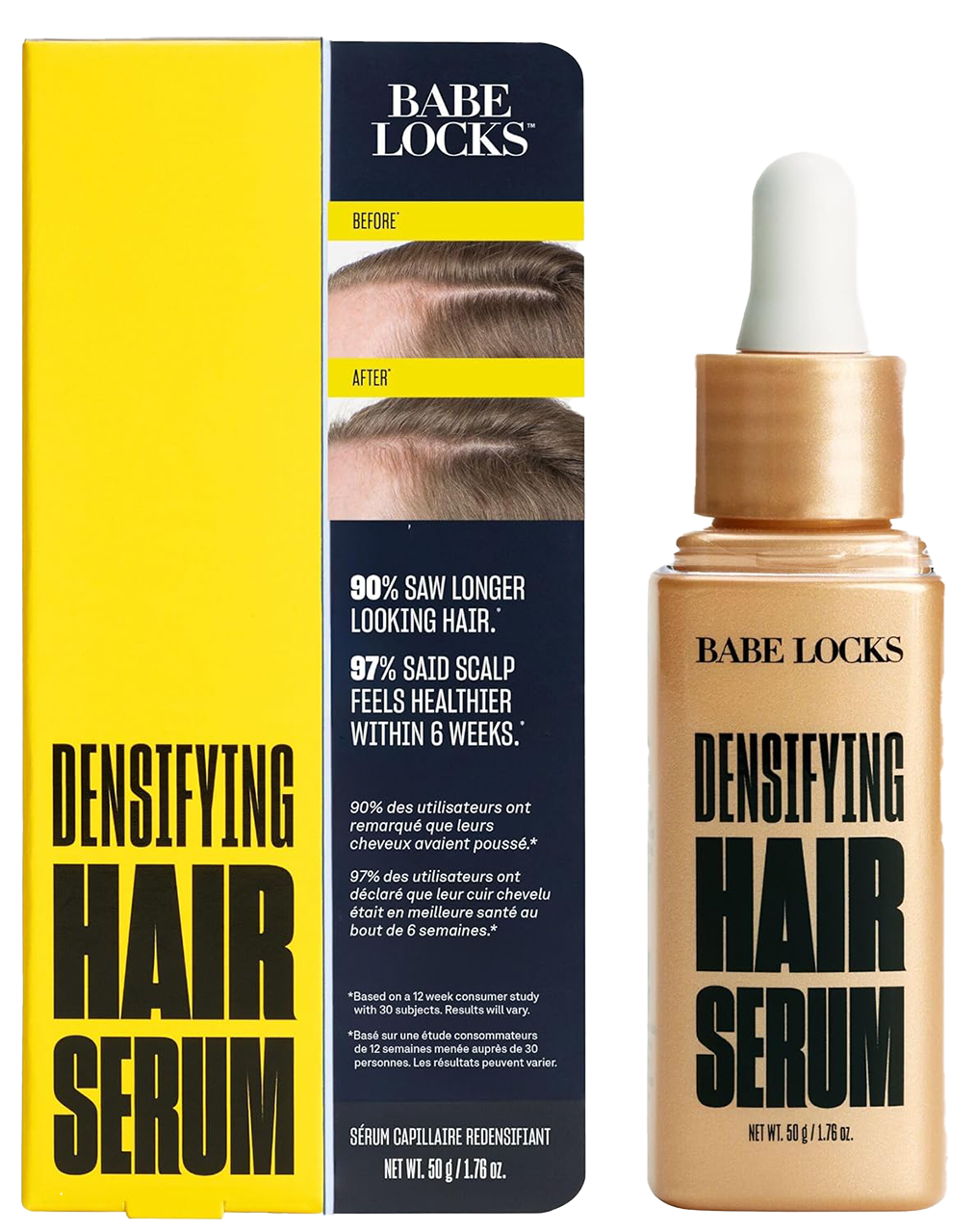 bae08-1-76-oz - Babe Original Babe Locks Densifying Hair Serum