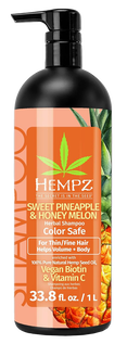 Hempz by Supre Sweet Pineapple & Honey Melon Herbal Shampoo For Thin/Fine Hair