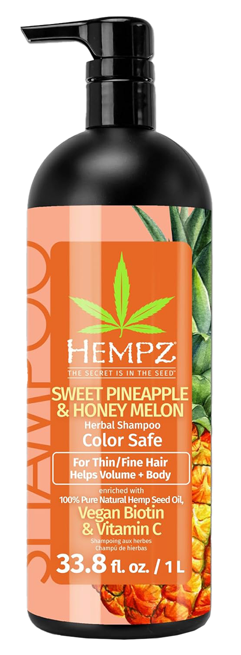 Hempz by Supre Sweet Pineapple & Honey Melon Herbal Shampoo For Thin/Fine Hair