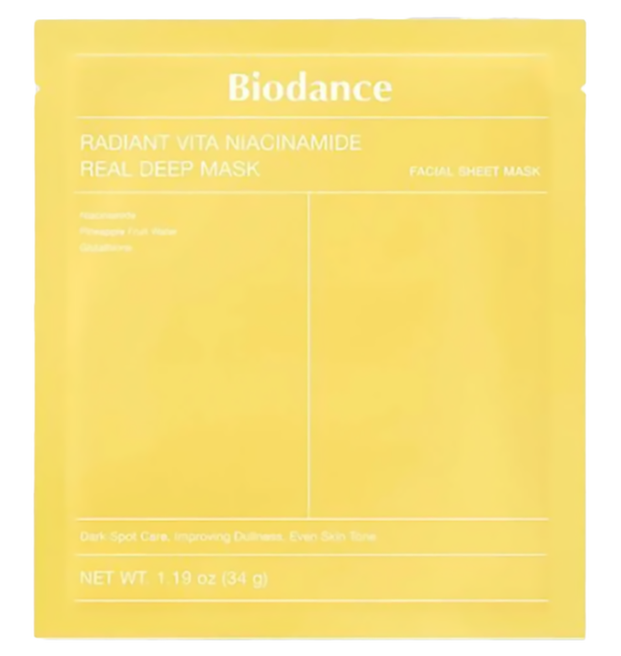 Biodance Radiant Vita Niacinamide Real Deep Facial Mask