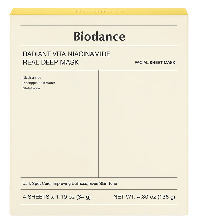 Biodance Radiant Vita Niacinamide Real Deep Facial Mask