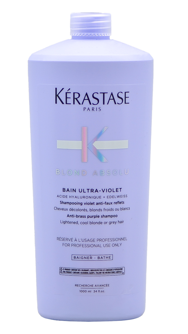34 oz, Kerastase Blond Absolu Ultra-Violet Purple Shampoo | SleekShop