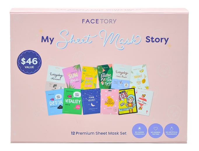 Facetory My Sheet Mask Story Premium Sheet Mask Set