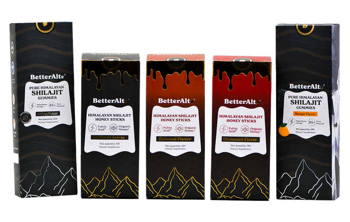 BetterAlt Ultimate Shilajit Energy Kit