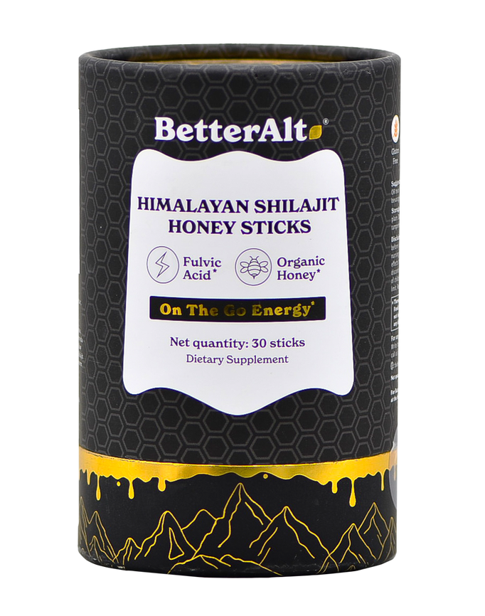BetterAlt Himalayan Shilajit Honey Sticks
