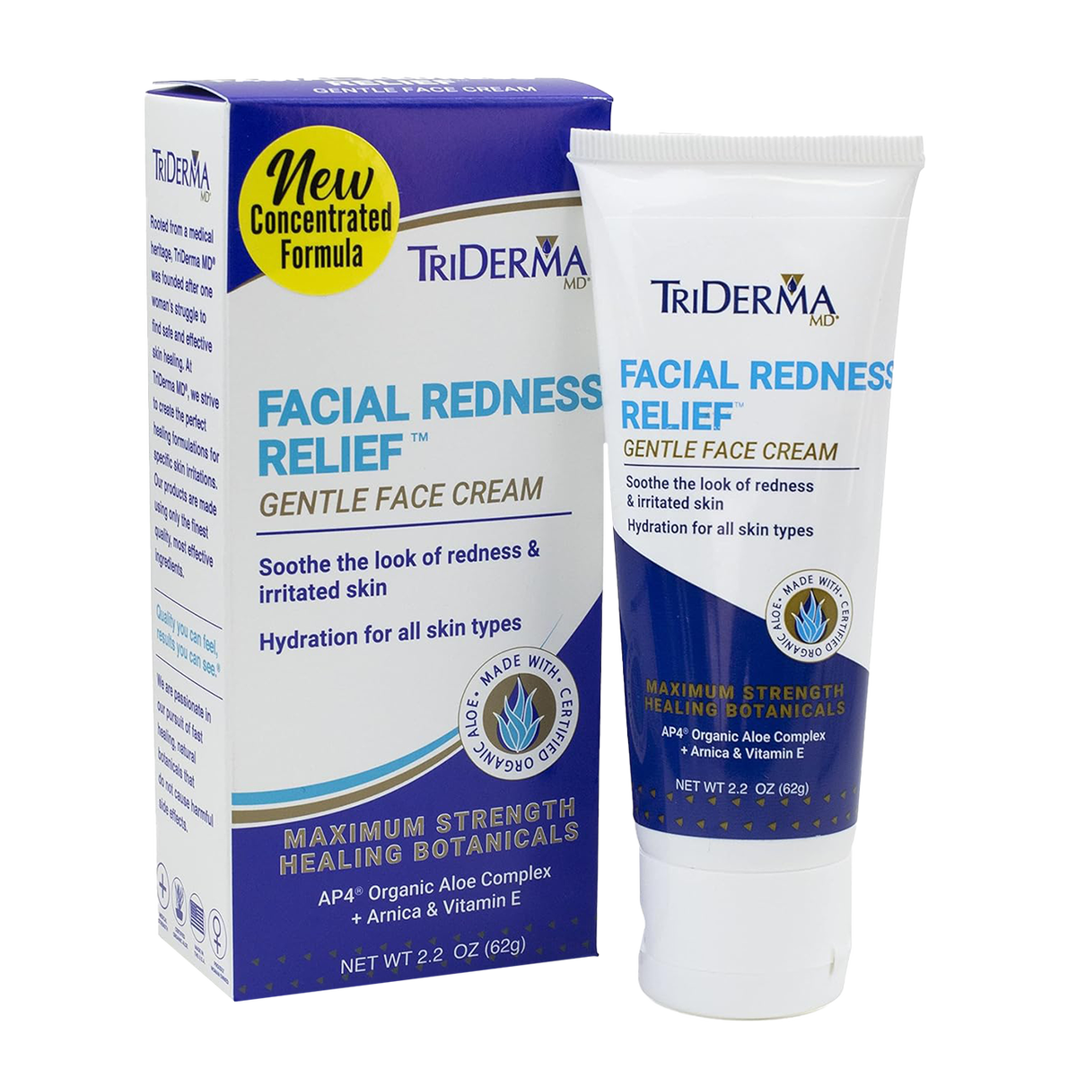 tmd04-2-2-oz - TriDerma MD Facial Redness Relief Gentle Face Cream-image1 tmd04-2-2-oz - TriDerma MD Facial Redness Relief Gentle Face Cream-image1
