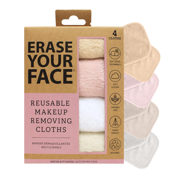 Danielle Creations Erase Your Face Eco-Friendly Makeup Removing Cloths Danielle Creations Erase Your Face Eco-Friendly Makeup Removing Cloths