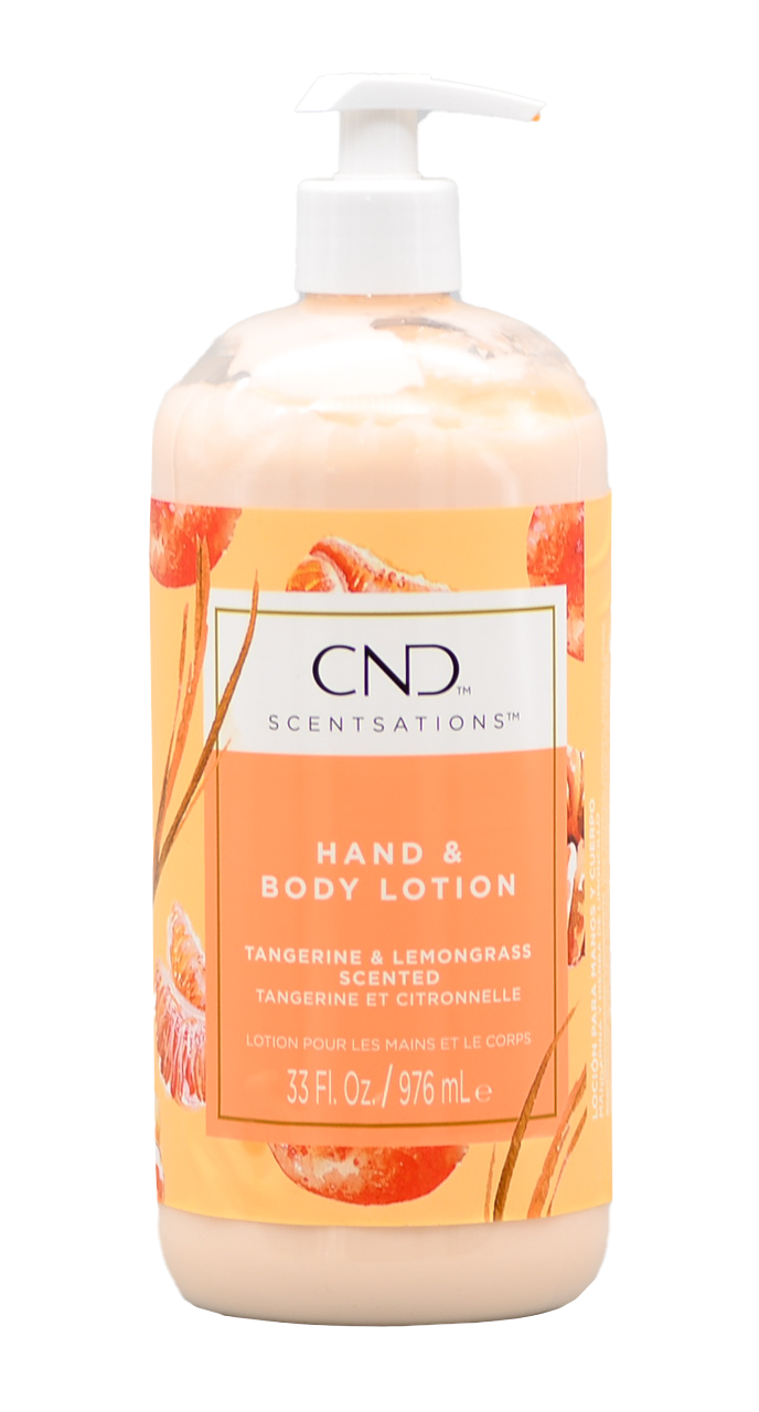 cnd73-33-oz - CND Nail Products Scentsations Tangerine & Lemongrass Hand & Body Lotion-image1