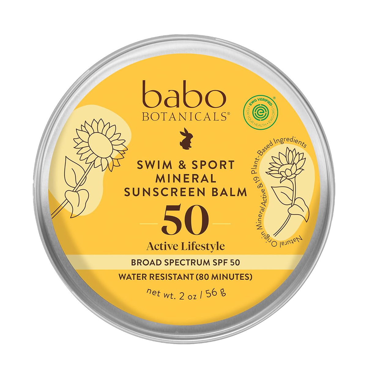 bbo08-2-oz - Babo Botanicals Swim & Sport Mineral Sunscreen Balm SPF 50-image1 bbo08-2-oz - Babo Botanicals Swim & Sport Mineral Sunscreen Balm SPF 50-image1